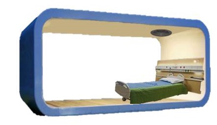 hospital capsule bed