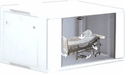modular roll-in roll-out hospital bed capsule